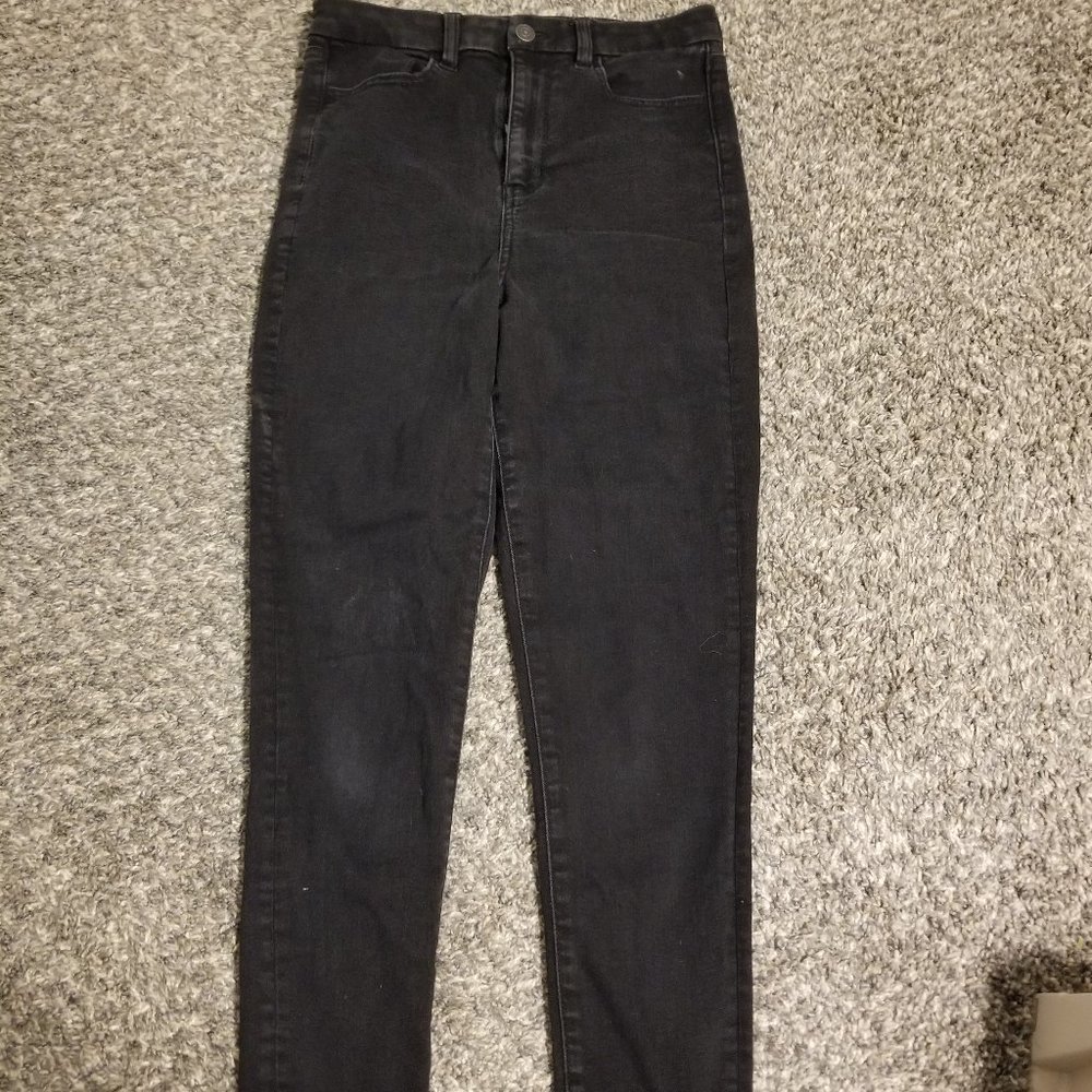 American Eagle Next Level Stretch Curvy, Highest Waist Jegging Black